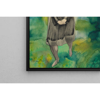 Reproduction Sans titre Figure féminine - Karl Wiener