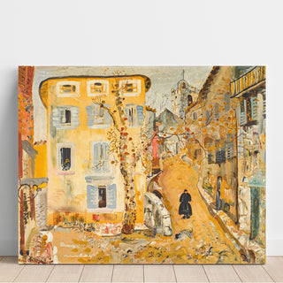 Reproduction Scène de rue dans une ville de province - Boris Grigoriev