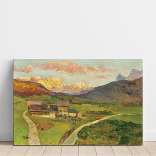 Reproduction Soirée dans la vallée de Sesto col de Kreuzberg - Marie Egner