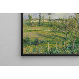 Reproduction Soleil Couchant au Valhermeil, Auvers-sur-Oise - Camille Pissarro