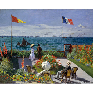 Reproduction Terrasse à Sainte-Adresse de Claude Monet