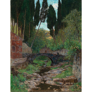 Reproduction Un vieux pont de pierre - Alfred Zoff