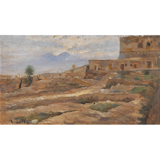 Reproduction Vue sur le Castel Sant'Elmo - Alfred Zoff