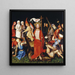 Auferstehung - Hans Holbein der Ältere — gerahmtes Bild an der Wand