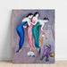 Reproduktion des Gemäldes Träume und Fantasien Nr. 1 (The Skittle Alley) - Nils Dardel