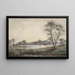 Noank seit der Insel Masons - Reynolds Beal — gerahmtes Bild an der Wand