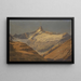 Das Morgenlicht gesehen von Riffelalp - Regnault Sarasin — gerahmtes Bild an der Wand