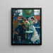 Am Bar - Ricard Canals i Llambí — gerahmtes Bild an der Wand