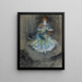 Chanteur de music-hall - Ricard Canals i Llambí — gerahmtes Bild an der Wand