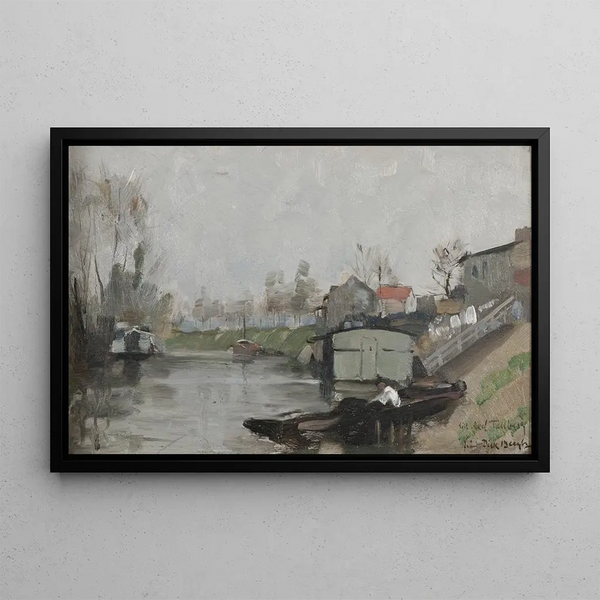 Erste Etappe nach Paris - Richard Bergh — gerahmtes Bild an der Wand