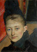 Portrait der ersten Ehefrau des Künstlers, geboren Klemming - Richard Bergh — Ansicht des Kunstwerks