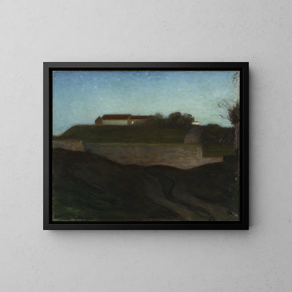 Die Festung von Varberg - Richard Bergh — gerahmtes Bild an der Wand