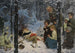 Kinder im Schnee - Richard Borrmeister — Ansicht des Kunstwerks