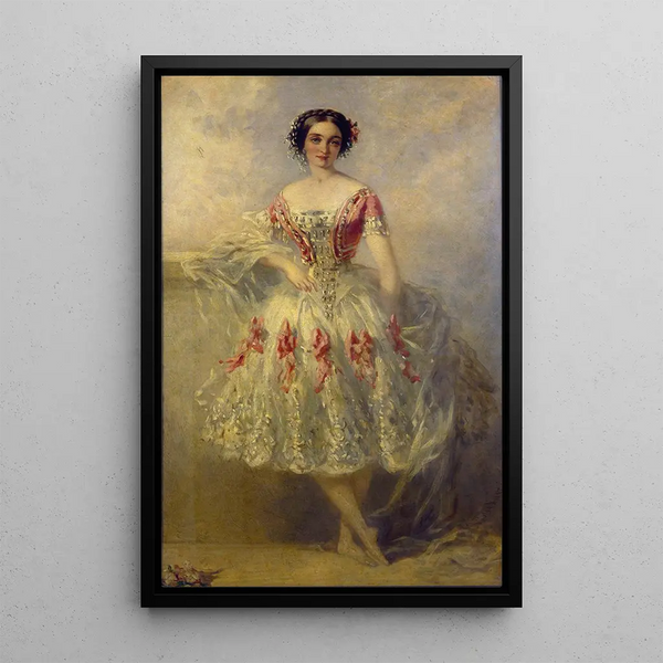 Portrait von Marie Adeline Plunkett - Richard Buckner — gerahmtes Bild an der Wand