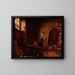 L'Atelier de l'artiste - Richard Caton Woodville — gerahmtes Bild an der Wand