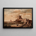 Der Pont Solaro bei Rom - Richard Cooper der Jüngere — gerahmtes Bild an der Wand