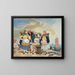 Fischmarkt am Meer - Richard Dadd — gerahmtes Bild an der Wand