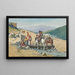 Am Brunnen - Richard Karlovich Zommer — gerahmtes Bild an der Wand