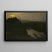 Landschaft bei Mondschein - Richard Nicolas Roland Holst — gerahmtes Bild an der Wand