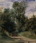 Eine bewaldete Allee - Richard Parkes Bonington — Ansicht des Kunstwerks