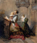 Henri IV Gemälde im Gebet begleitet von zwei Damen Das Gebet - Richard Parkes Bonington — Ansicht des Kunstwerks