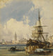 Riva degli Schiavoni près de San Biagio à Venise - Richard Parkes Bonington — Ansicht des Kunstwerks