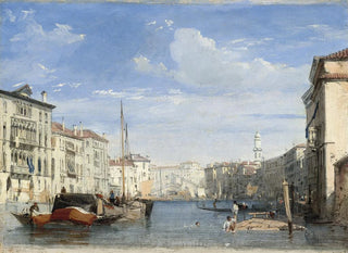 Le Grand Canal - Richard Parkes Bonington — Ansicht des Kunstwerks