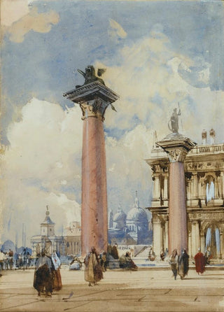 Richard Parkes Bonington - The Piazzetta Venice.webp