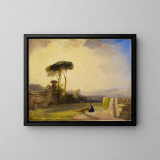 Richard Parkes Bonington - View on the Grounds of a Villa near Florence.webp
