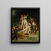 Nelson verletztes Gemälde auf Teneriffa am 24. Juli 1797 - Richard Westall — gerahmtes Bild an der Wand