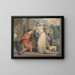 Rosebud ou le Jugement de Paris - Richard Westall — gerahmtes Bild an der Wand