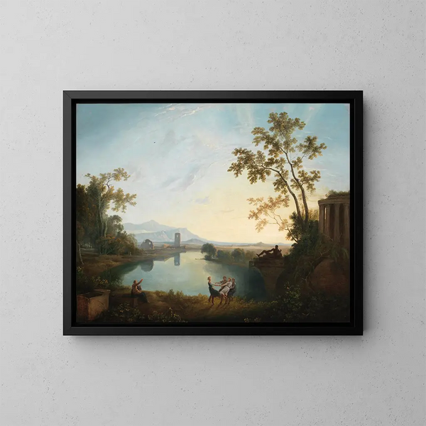 Apollon und die Jahreszeiten - Richard Wilson — gerahmtes Bild an der Wand