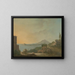 La villa de Cicéron et le golfe de Pouzzoles - Richard Wilson — gerahmtes Bild an der Wand