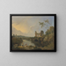 Landschaft Italien am Morgen - Richard Wilson — gerahmtes Bild an der Wand