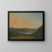 See von Agnano mit dem Vesuv in der Ferne - Richard Wilson — gerahmtes Bild an der Wand