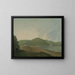 See von Agnano mit der Grotta del Cane - Richard Wilson — gerahmtes Bild an der Wand