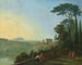 Lac Nemi und Genzano vom Terrass des Kapuzinerklosters - Richard Wilson — Ansicht des Kunstwerks