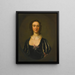 Portrait von Flora Macdonald - Richard Wilson — gerahmtes Bild an der Wand