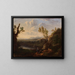Kleines Landschaftsbild - Richard Wilson — gerahmtes Bild an der Wand