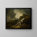 Die Zerstörung der Kinder der Niobe - Richard Wilson — gerahmtes Bild an der Wand