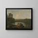 Le Tête du lac Nemi - Richard Wilson — gerahmtes Bild an der Wand