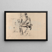 Figur - Rik Wouters — gerahmtes Bild an der Wand