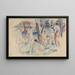 Figuren im Wald - Rik Wouters — gerahmtes Bild an der Wand