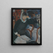 Frau sitzt am Fenster - Rik Wouters — gerahmtes Bild an der Wand