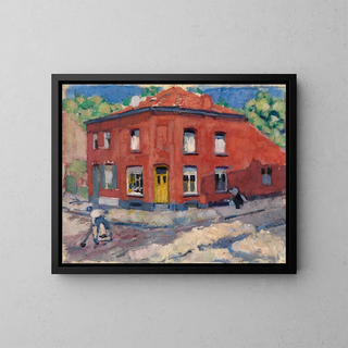 Rik Wouters - The Red House Late Snow.webp