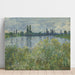 Reproduktion des Gemäldes Ufer der Seine bei Vétheuil - Claude Monet