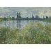 Reproduktion des Gemäldes Ufer der Seine bei Vétheuil - Claude Monet