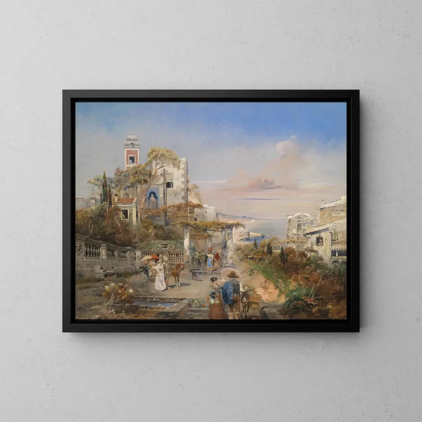 Caprice du sud - Robert Alott — gerahmtes Bild an der Wand