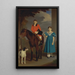 John Gubbins Newton und seine Schwester Mary Newton - Robert Burnard — gerahmtes Bild an der Wand