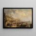 Landung am Ende des transatlantischen Kabels - Robert Charles Dudley — gerahmtes Bild an der Wand